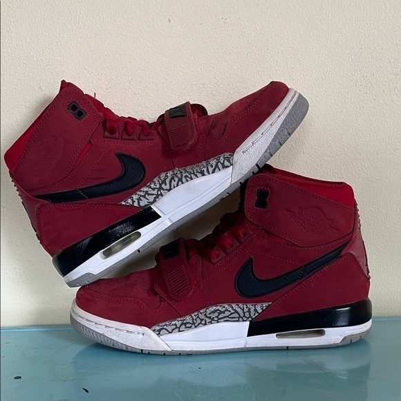 Nike Other - Nike Kids Red and Black High-Top Sneakers